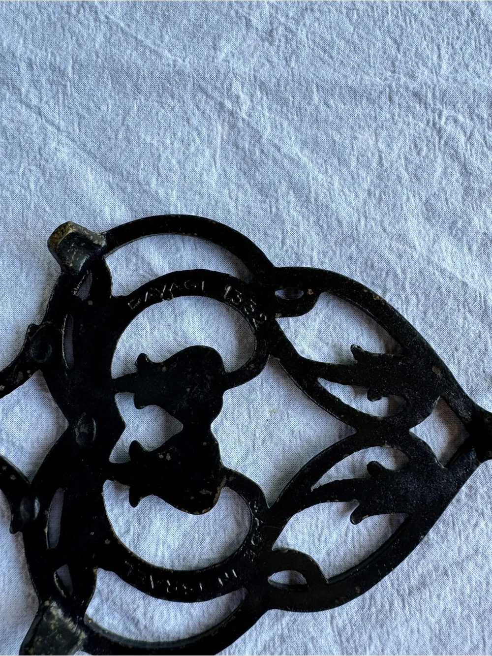 Vintage Dayagi Brass Pomegranate Trivet